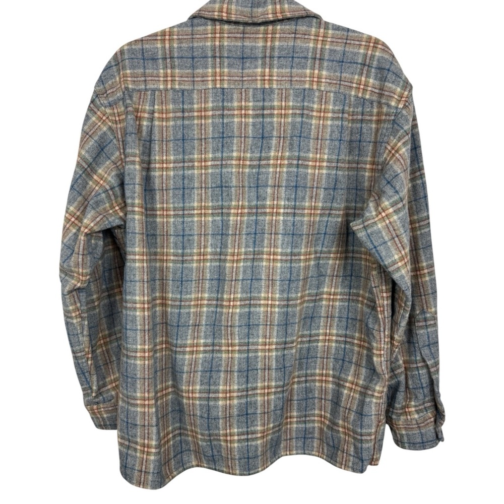 Pendleton Vintage Wool Plaid Button Down Shirt Sz… - image 3